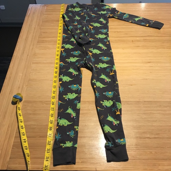 5T Old Navy Footless Sleeper Onesie Dinosaur PJ’s - Picture 6 of 8